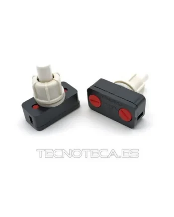 11.173.I. Interruptor pulsador unipolar 1A/250V blanco
