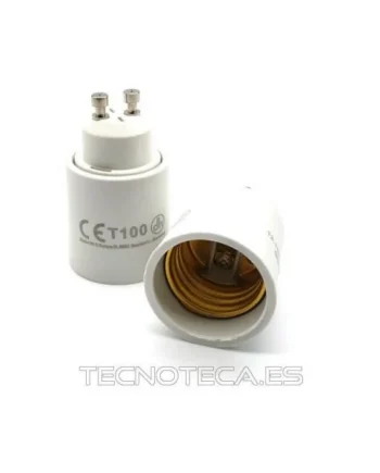 12.103. Adaptador de bombillas GU10 a E27