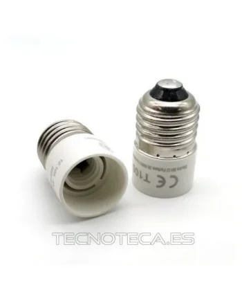 12.108. Adaptador bombillas E27 a E14 ceramico
