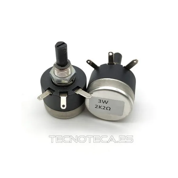 22K 3W. Potenciómetro bobinado