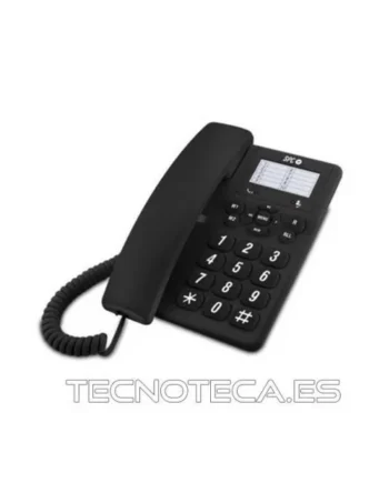 3602N. Telefono de sobremesa SPC 3602N negro