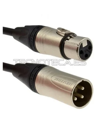 401001. Cable XLR macho/hembra NEUTRIK 1 metro