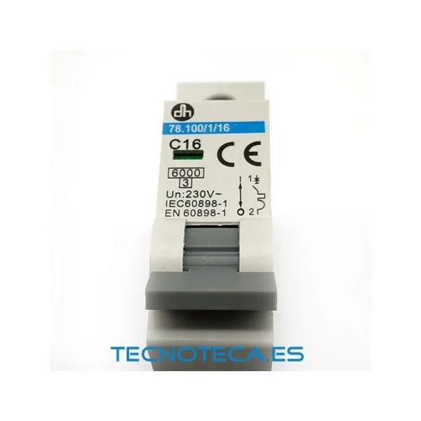 78.100/1/25. MAGNETOTERMICO 1P 25A 6KA