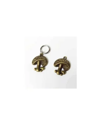 Abalorio colgante Seta Bronce antiguo
