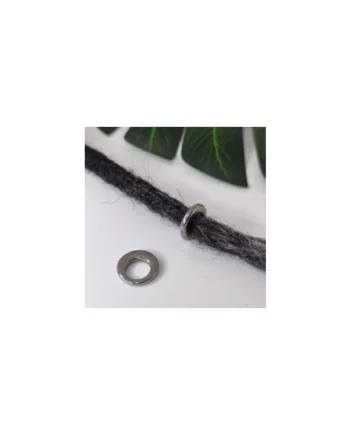 Abalorio Oval de acero inoxidable
