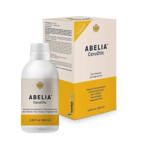 Abelia CERUOTIC limpiador cerumolítico oídos perros gatos 180 ml