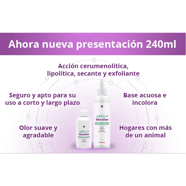 ABELIA GlycoZoo otitis en perros y gatos