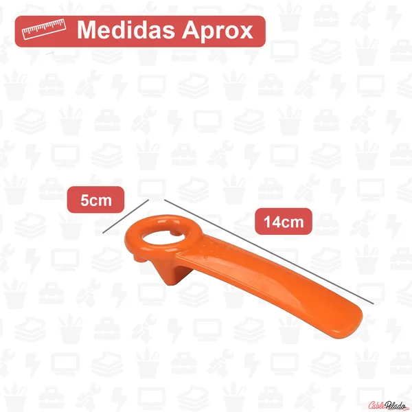 Abridor de tapa (ABS) Naranja