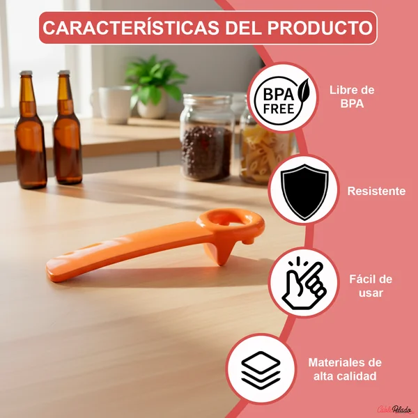 Abridor de tapa (ABS) Naranja