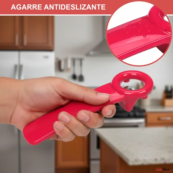 Abridor de tapa (ABS) Rosa