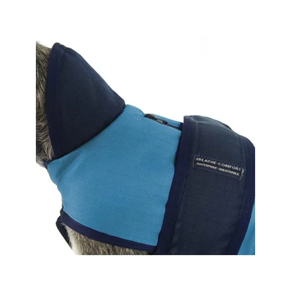 Abrigo +Zip Breathe Comfort Azul
