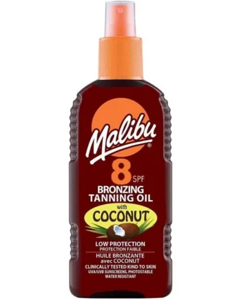 Aceite bronceador con coco Malibu