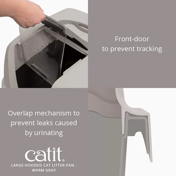 Acogedor Catit Gatera Con Cubierta Retractil. Gris para el confort del hogar - Compra ahora en Productos Para Gatos en Barcelona España.