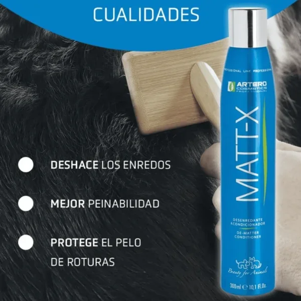 Acondicionador Artero Matt-x 300 ml perro y gato