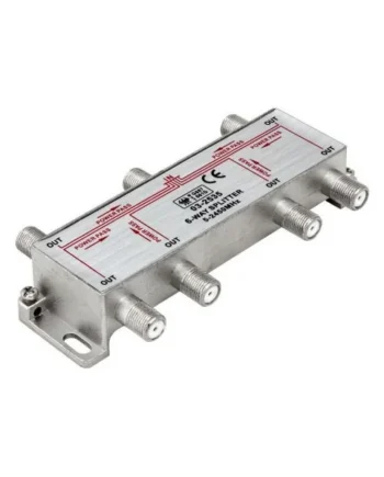ACTV123. Splitter TV 1 entrada 6 salidas 5-2450MHz