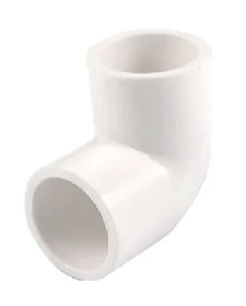 Adaptador acoplamiento tubo PVC 90 grados 20 mm Blanco