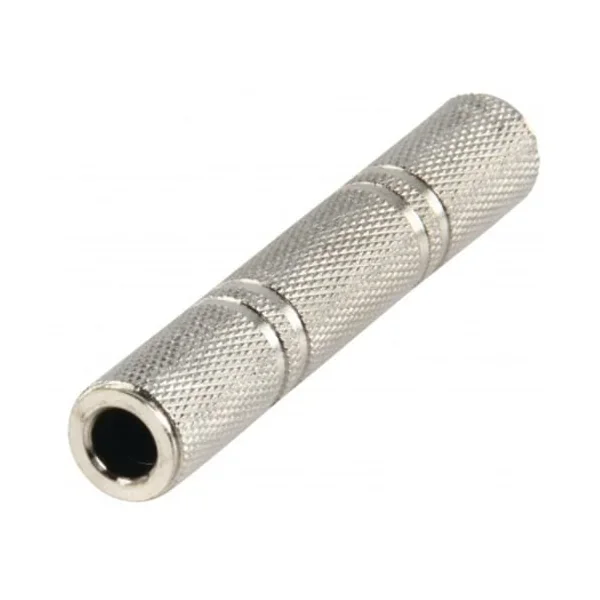 Adaptador audio mono JACK 6.35/H - JACK 6.35/H Gris