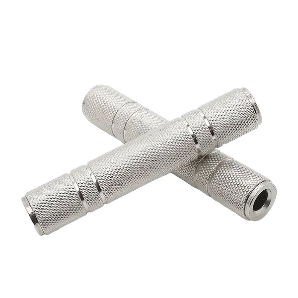 Adaptador audio mono JACK 6.35/H - JACK 6.35/H Gris