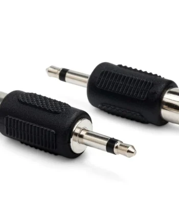 Adaptador audio mono rca a jack 3.5 macho Negro