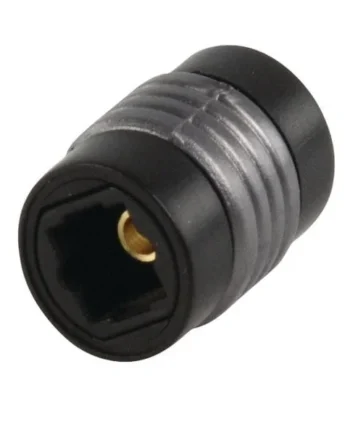 Adaptador audio toslink hembra Negro