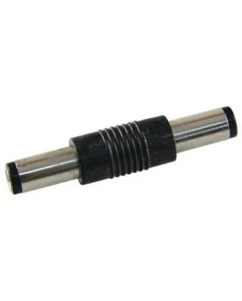 Adaptador DC macho 5.5 x 2.1 mm Negro
