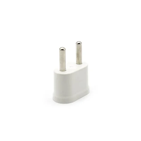 Adaptador de Enchufe de EEUU a Enchufe Europeo 2 Blanco