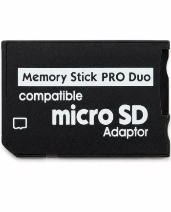 Adaptador de tarjeta micro SD a Memory Stick Negro