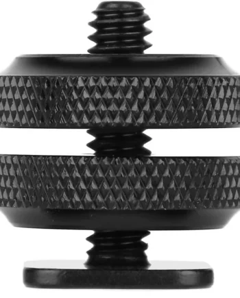 Adaptador de Tripode Tornillo a Soporte Zapata Negro
