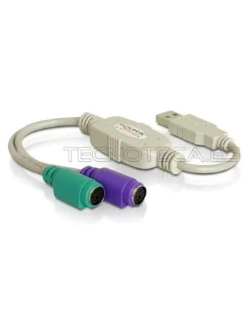 Adaptador de USB a dos PS2 activo