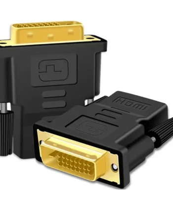 Adaptador DVI-D 24+1 macho - HDMI hembra Negro