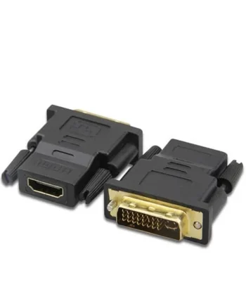 Adaptador DVI-D 24+5 macho - HDMI hembra Negro