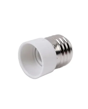 Adaptador E14 a E27 Blanco