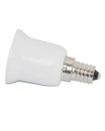 Adaptador E27 a E14 Blanco