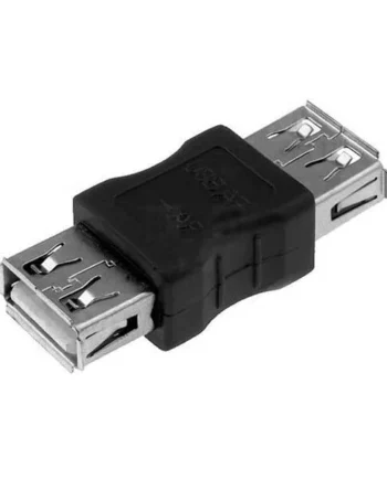 Adaptador empalme usb 2.0 A/H-A/H Negro