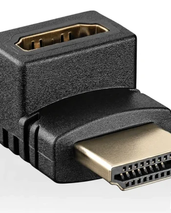 Adaptador HDMI acodado 270 grados Negro