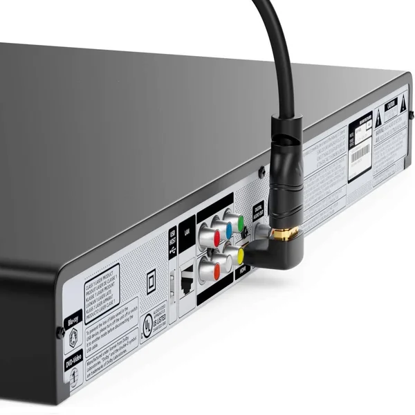 Adaptador HDMI acodado 270 grados Negro