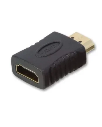 Adaptador hdmi hembra a hdmi macho Negro