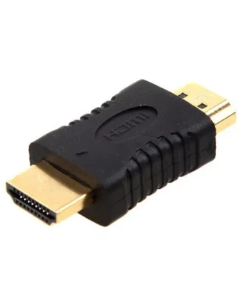 Adaptador hdmi tipo A macho-macho Negro