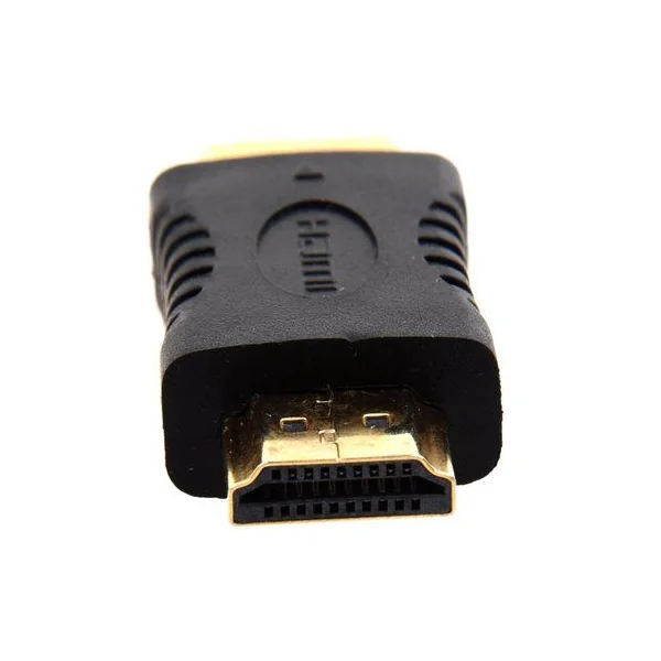 Adaptador hdmi tipo A macho-macho Negro