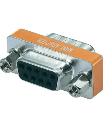 Adaptador Null-Modem DB9 hembra-hembra Gris