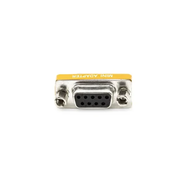 Adaptador Null-Modem DB9 macho-hembra Gris
