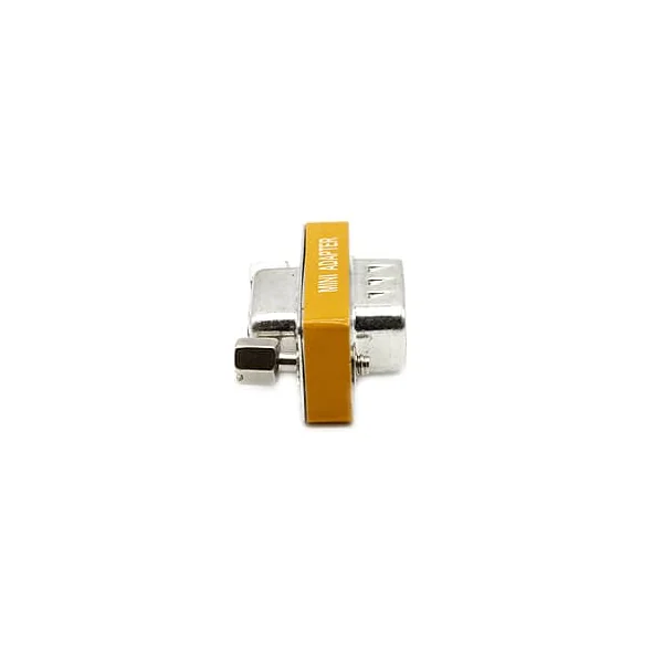 Adaptador Null-Modem DB9 macho-hembra Gris