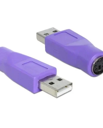 Adaptador PS2 a USB M/H Morado