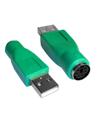 Adaptador PS2 a USB M/H Verde