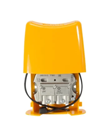 Adaptador Q-BOSS 790 C21-60 G15dB para antenas TDT Amarillo