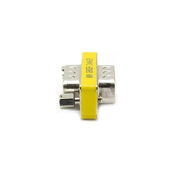 Adaptador serie RS232 DB9 hembra-hembra Gris