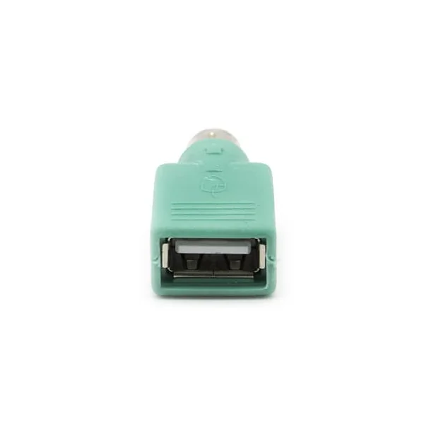 Adaptador USB a PS2 para raton Verde
