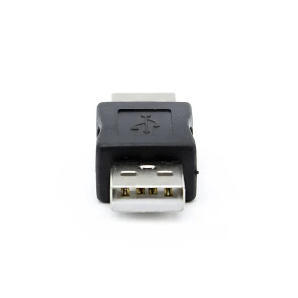 Adaptador USB Macho a USB macho Negro