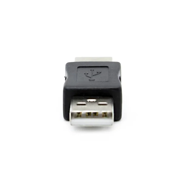Adaptador USB Macho a USB macho Negro