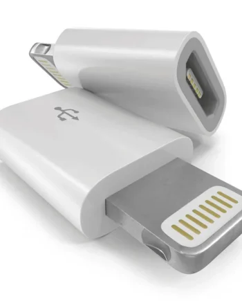 Adaptador USB Micro B a Lightning Blanco